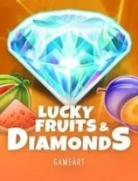 lucky fruits and diamonds - logo